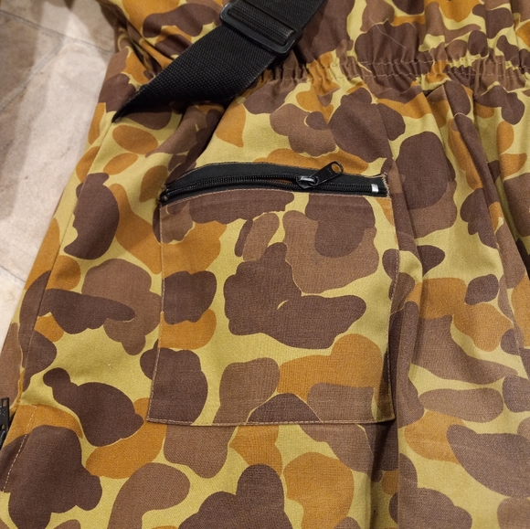 VTG Mount'n Prairie duck camo coverall snow suit with detachable hood size large - Picture 7 of 15